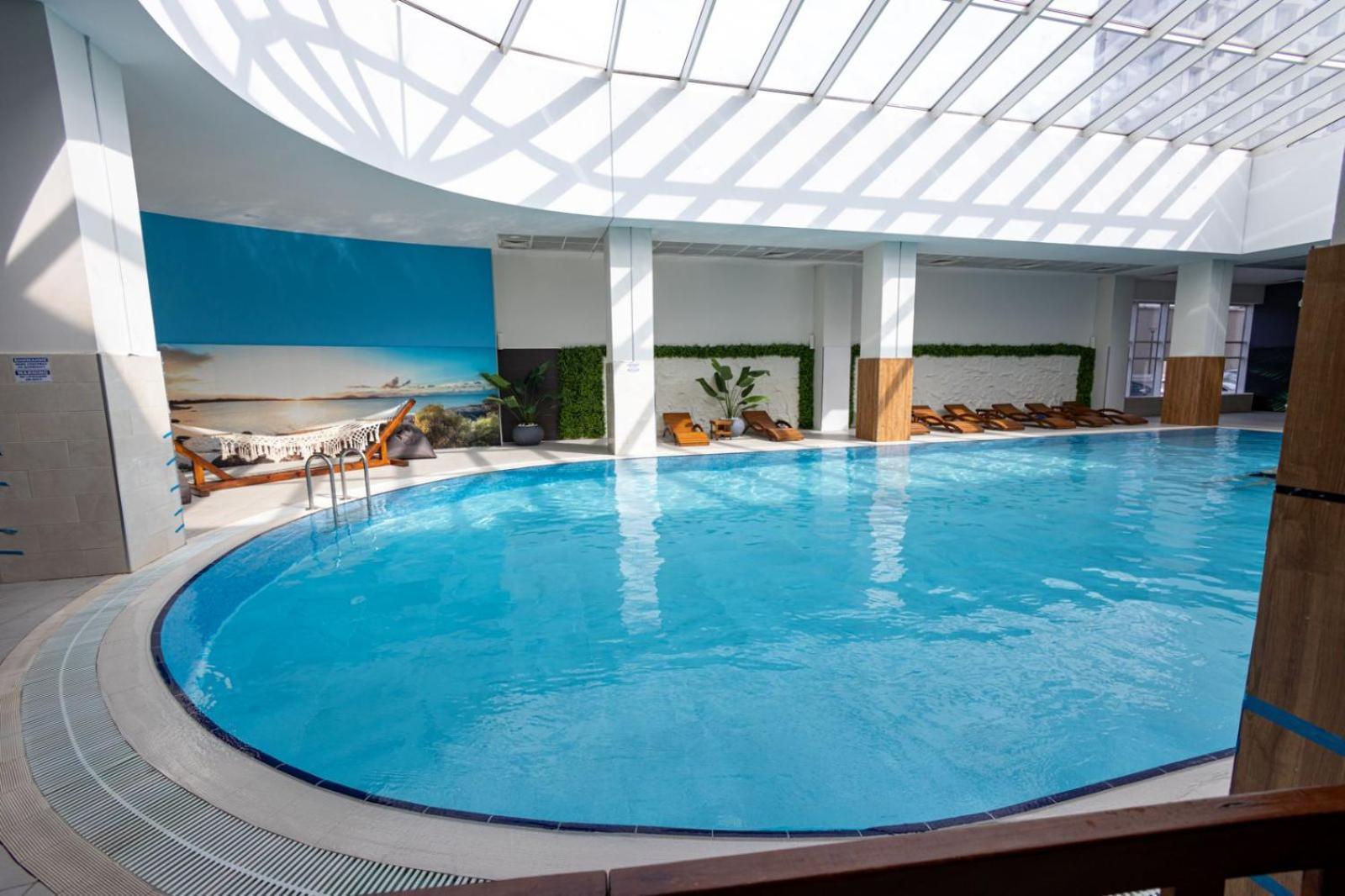 33Rd Floor Twin Apartments In Cevahir Sky City Complex With Pool, Spa, Fitness And Parking Included In Price Σκόπια Εξωτερικό φωτογραφία